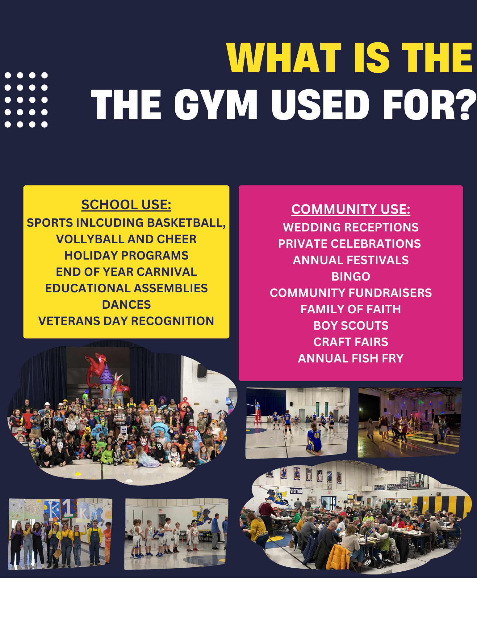 GYM FLOOR USES